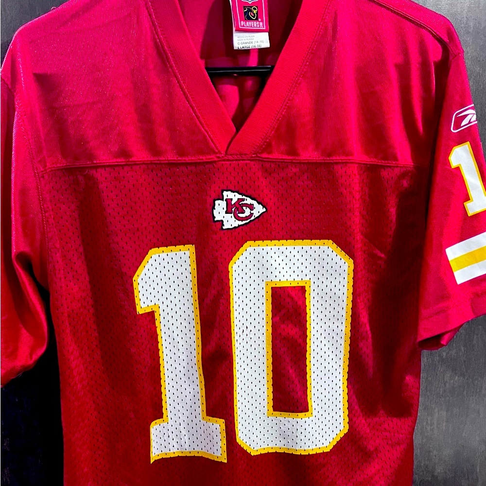 Kids Trent Green Chiefs Jersey size XL vintage